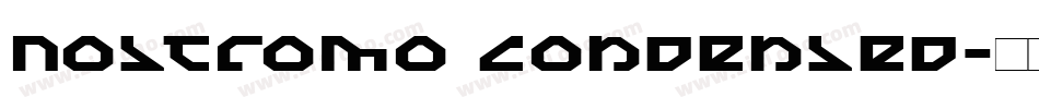 Nostromo Condensed字体转换
